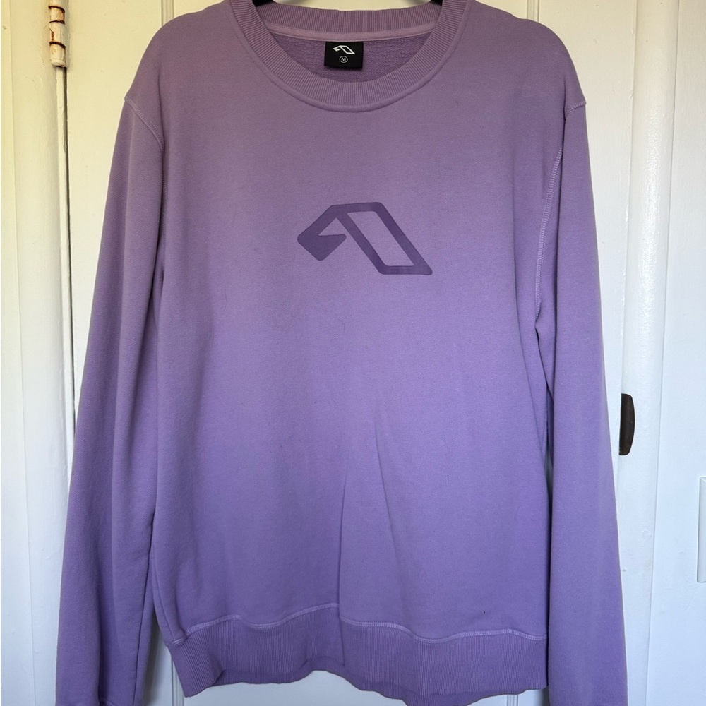 RARE Anjunabeats logo lavender crewneck sweater